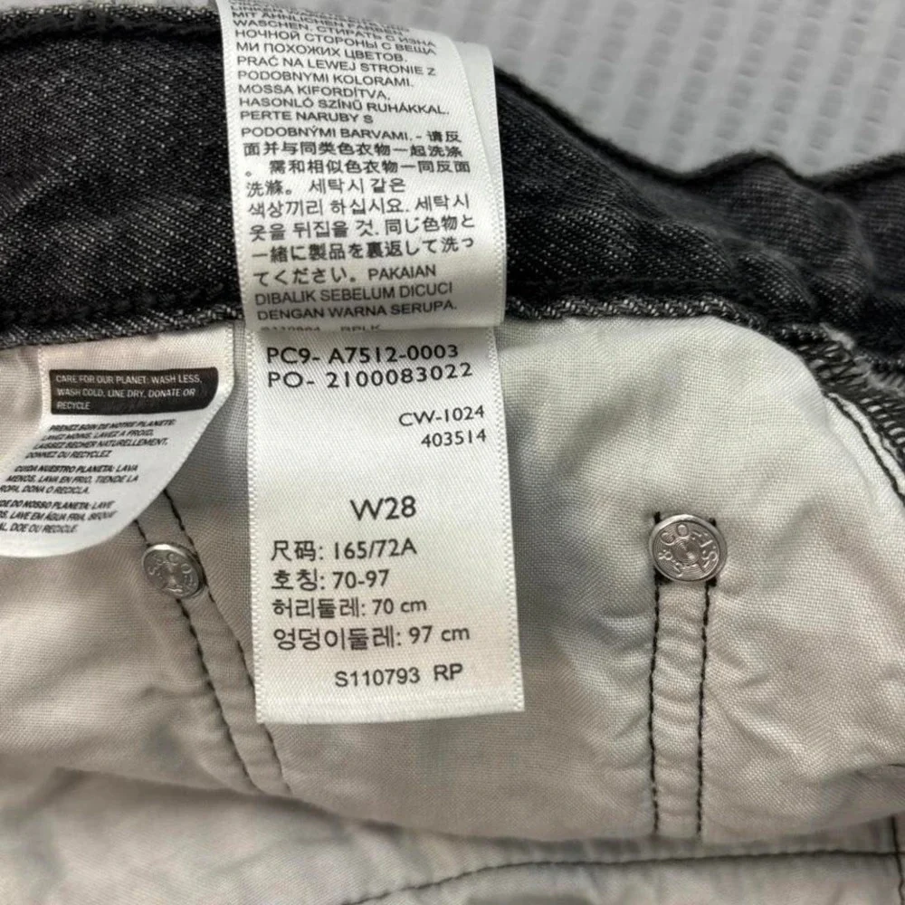 Levi's High Rise Denim Midi Skirt Women's Size 28 0096 - Picture 7 of 8